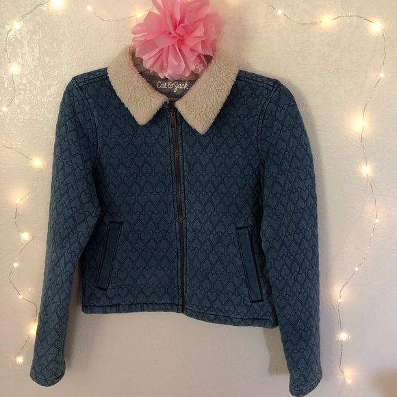 Cat & Jack  jean jacket cotton feel - Picture 1 of 3